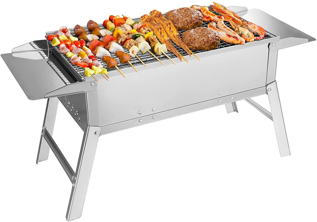 JooMoo Portable Charcoal Grill- Best Outdoor Stainless Steel Grills