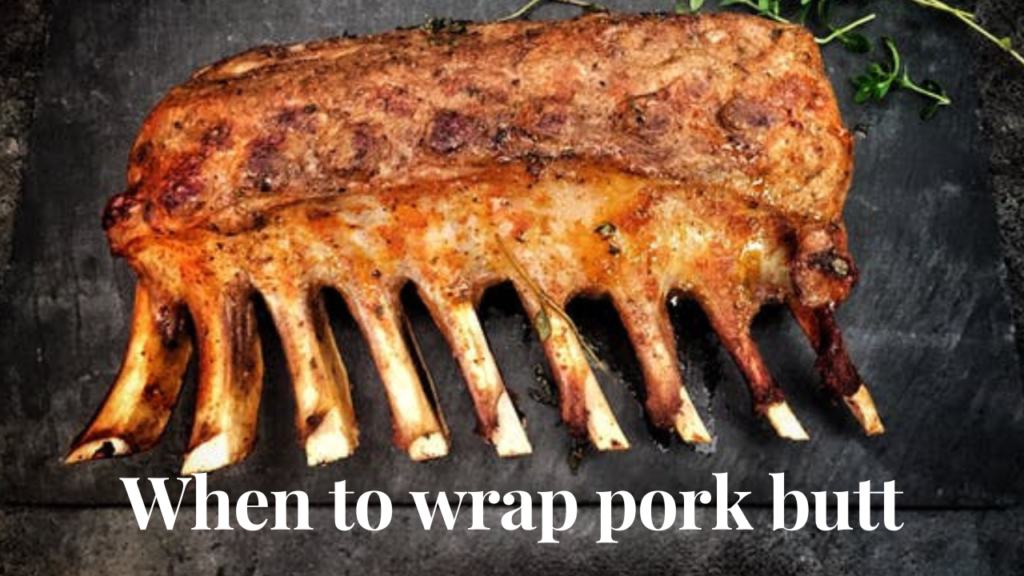 when to wrap pork butt